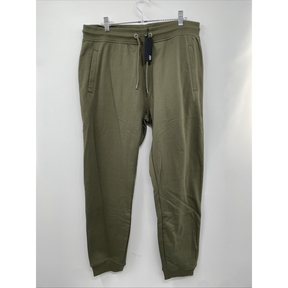 Lager 157 Viggo Sweatpants Mens 2XL Army Green Drawstring Waist Tapered Leg NWT